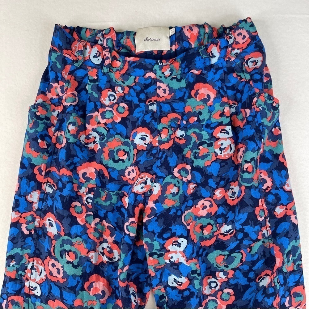 Anthropologie Elevenses Floral Pants Size 4